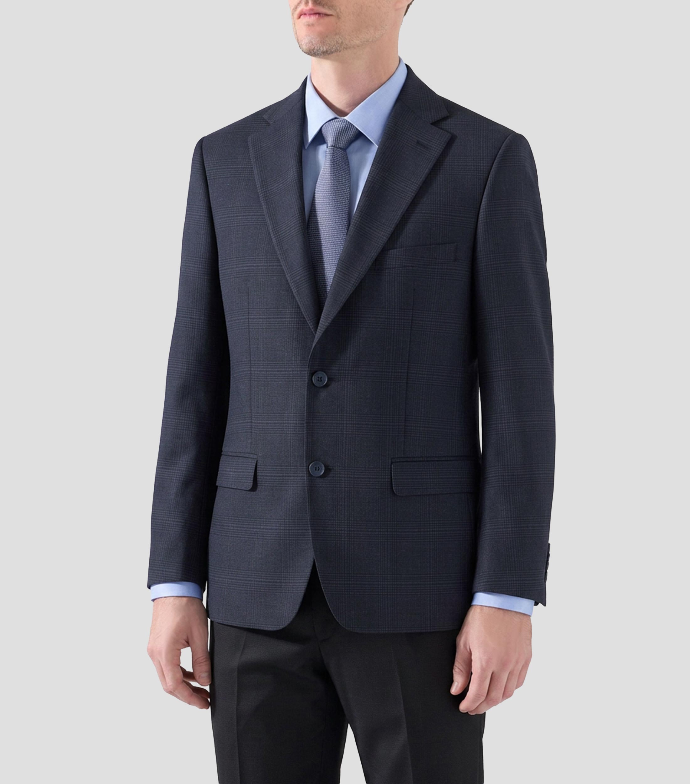 Saco de cuadros Hombre